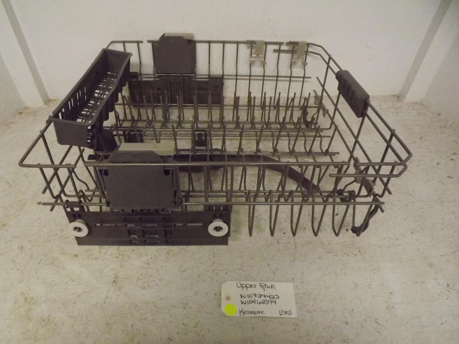 Kenmore Dishwasher W10727422 W10462394 Upper Rack Used Kenmore Dishwasher W10727422 W10462394 Upper Rack Used